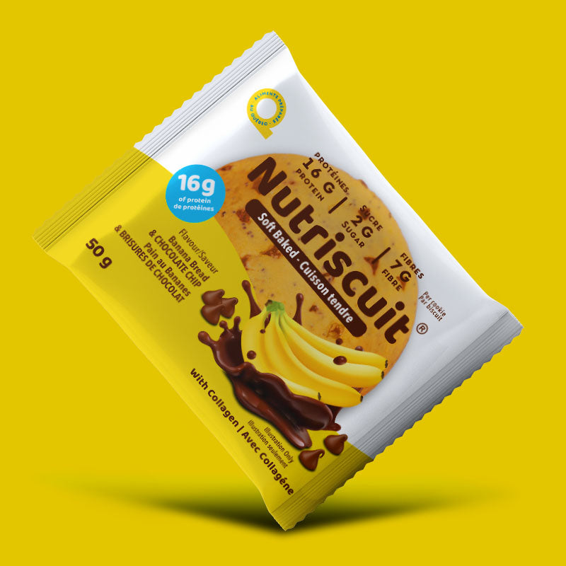 Biscuit au pain au bananes avec protéines